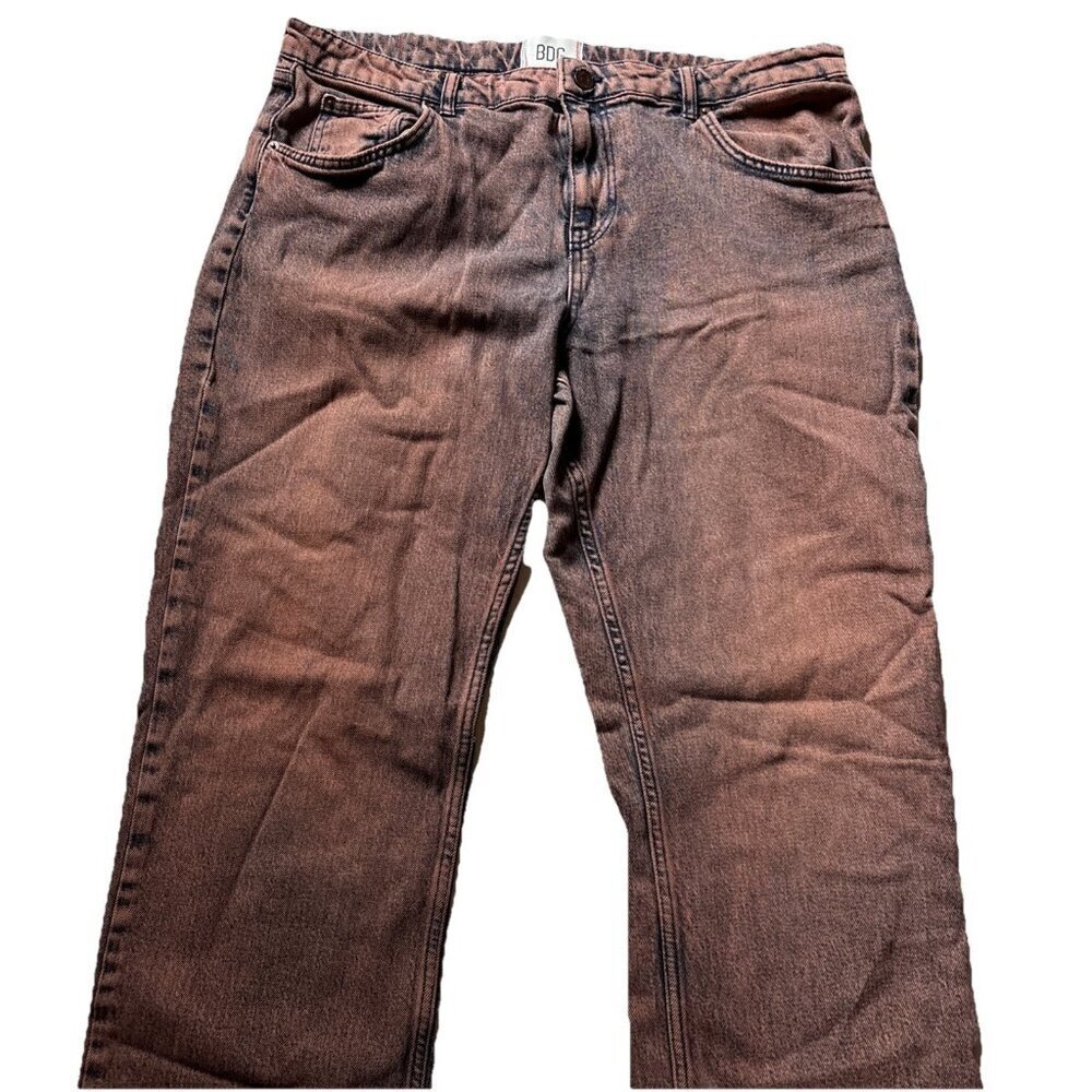 BDG Pink Men’s Jeans 34 Low Rise Slim Bootcut
